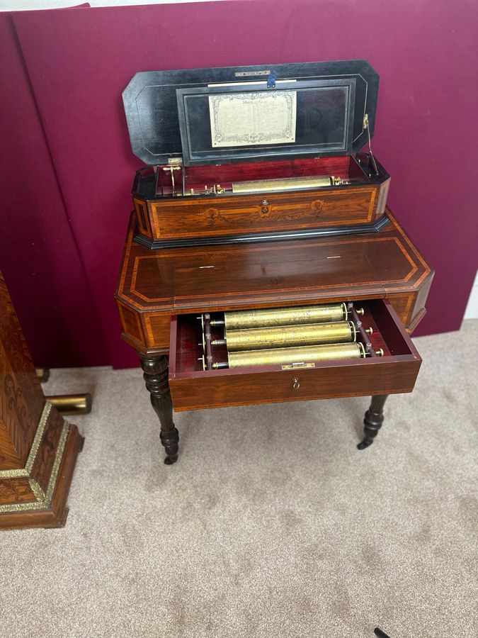 Antique Interchangeable Music Box, circa 1890