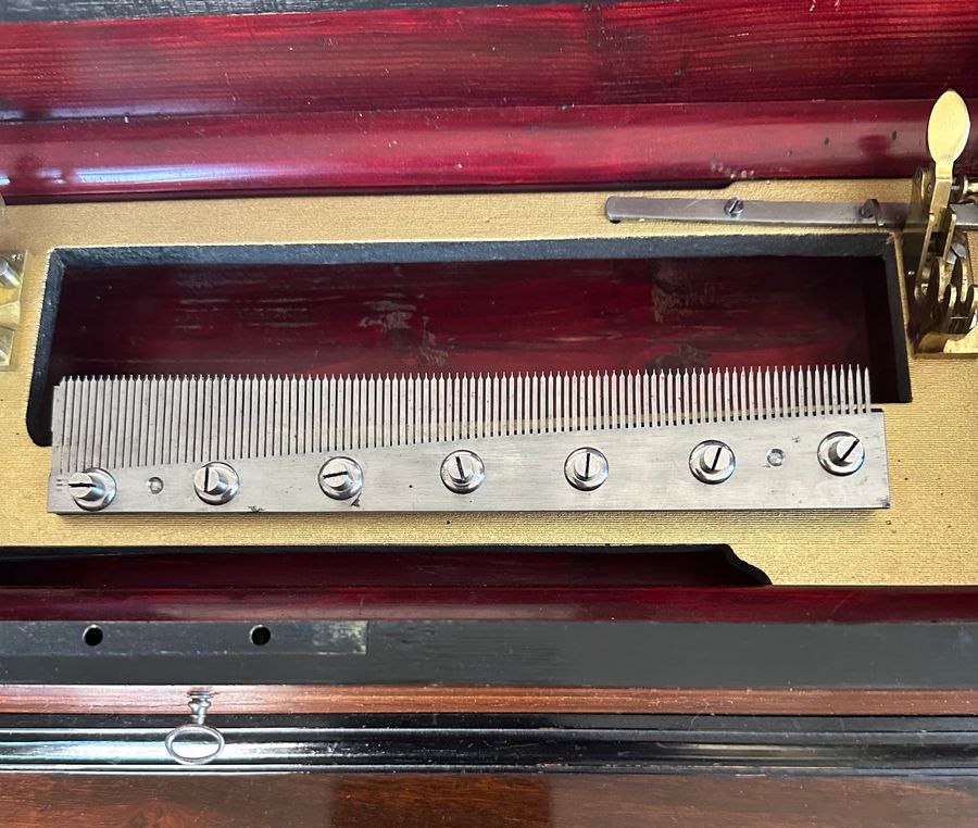 Antique Interchangeable Music Box, circa 1890