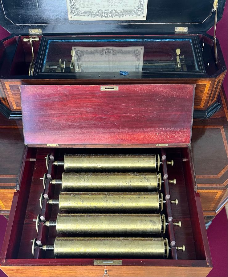 Antique Interchangeable Music Box, circa 1890