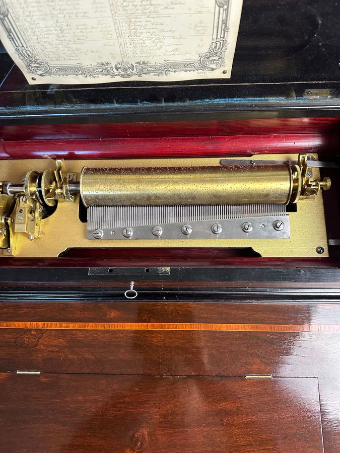 Antique Interchangeable Music Box, circa 1890