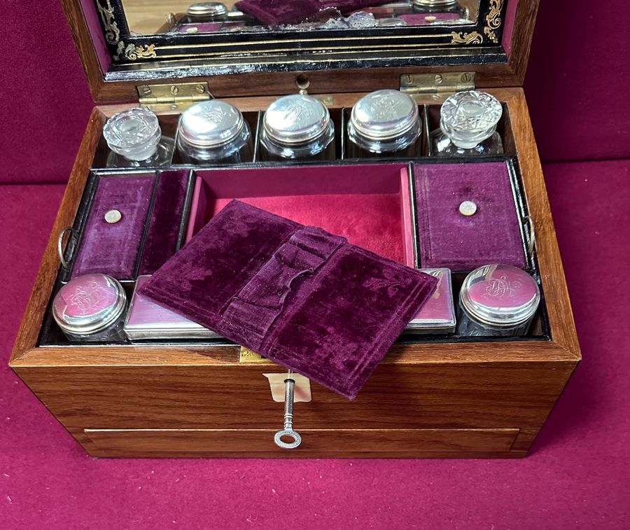 Antique Victorian travelling/dressing case, circa 1880