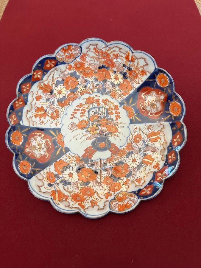 Antique Superb quality pair  of Imari  chargers circa 1890