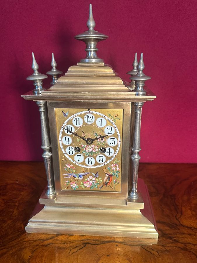 Antique Aesthetic mantle clock, circa 1890