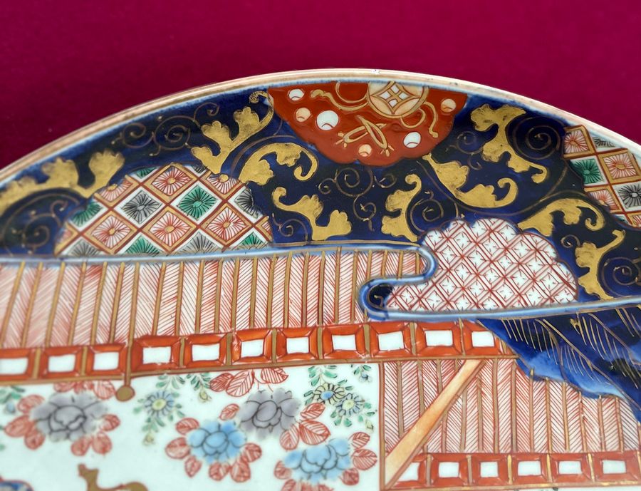 Antique Good and large Imari  charger