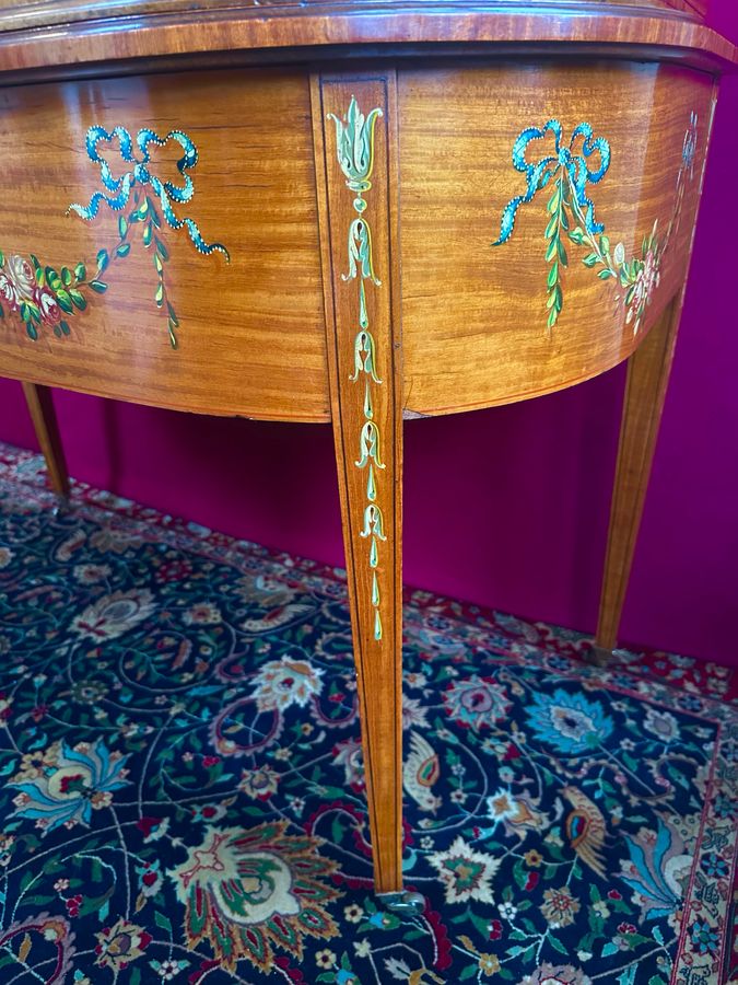 Antique Satinwood Carlton House Desk