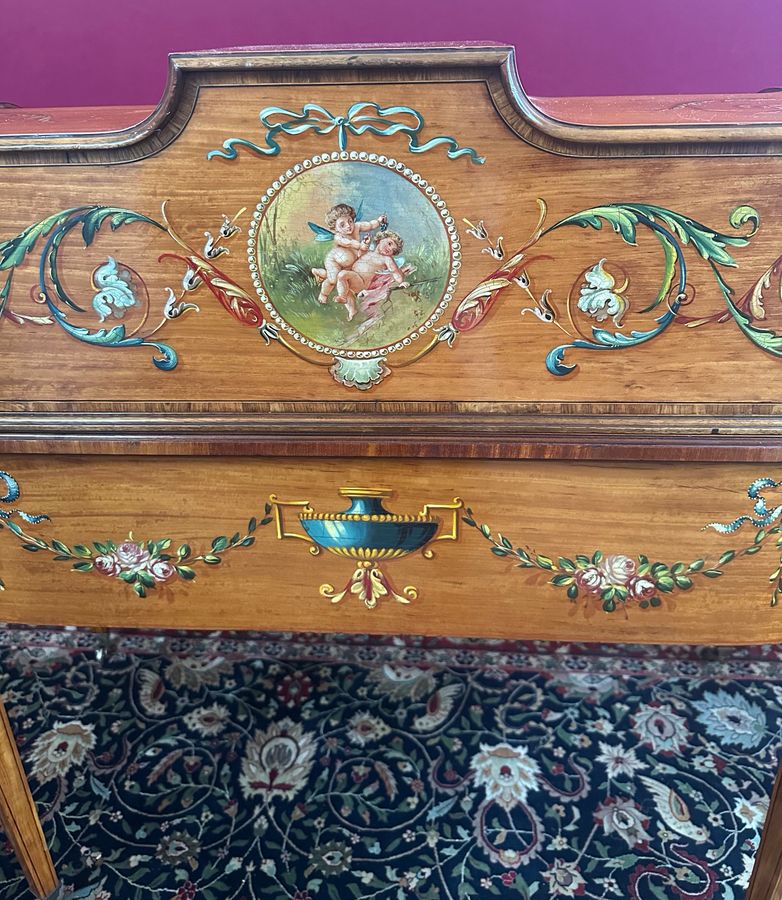 Antique Satinwood Carlton House Desk