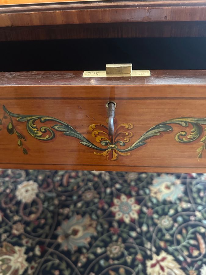 Antique Satinwood Carlton House Desk