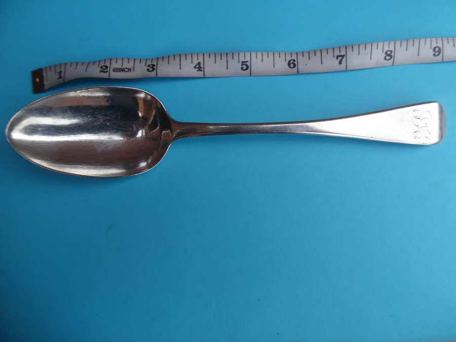 Antique Georgian Silver Serving  Spoon London 1825.
