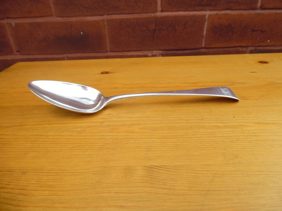 Antique Georgian Silver Serving  Spoon London 1804.