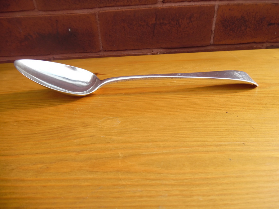 Antique Georgian Silver Serving  Spoon London 1804.