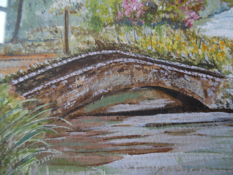 Antique Rustic Bridge by Ron Baybutt 1998