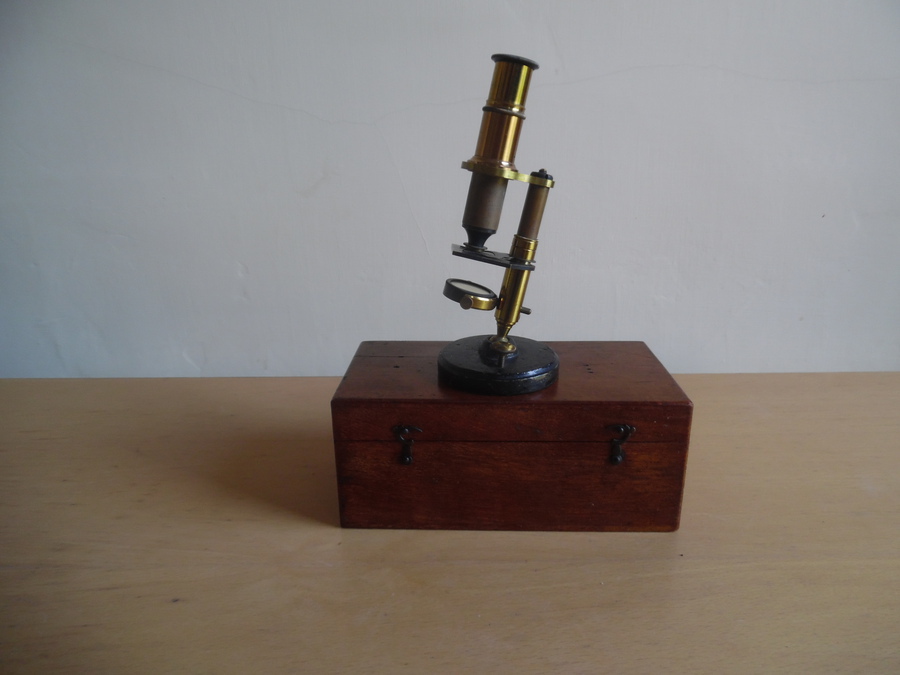 Antique French Microscope c1885-1895