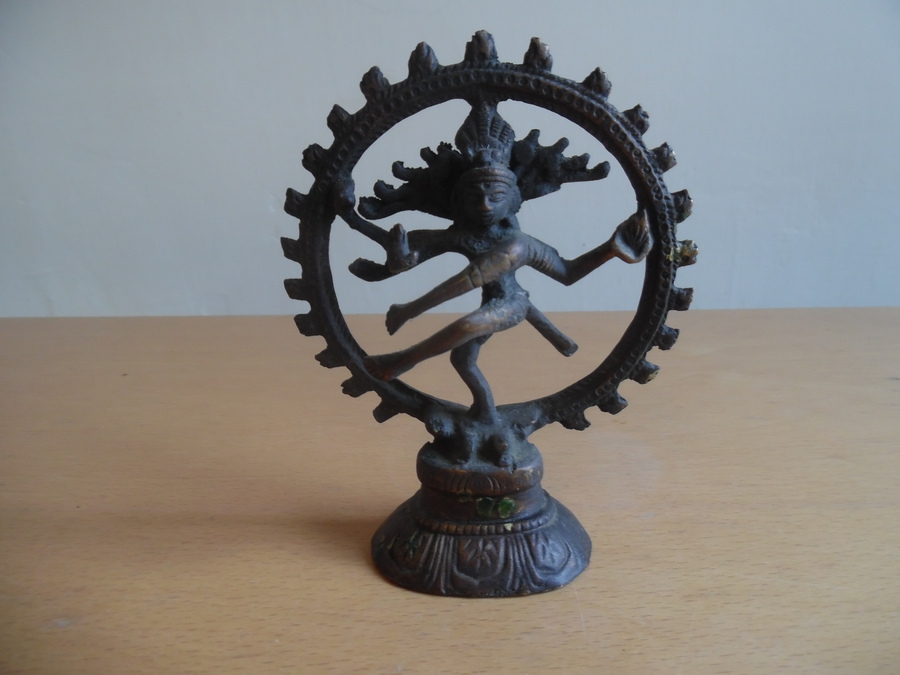 Antique Cast Bronze of Shiva Nataraja, Lord of the Dance.