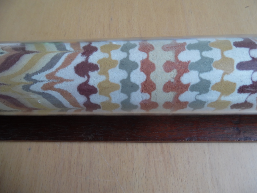 Antique Alum Bay Sand, Glass Rolling Pin