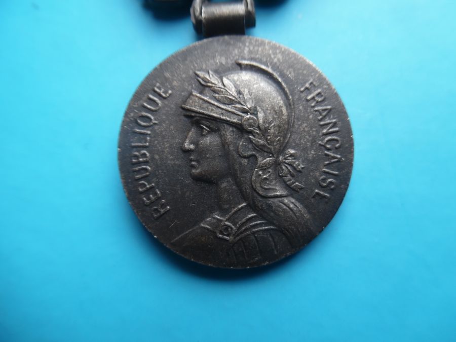 Antique French Medaille  Coloniale Medal