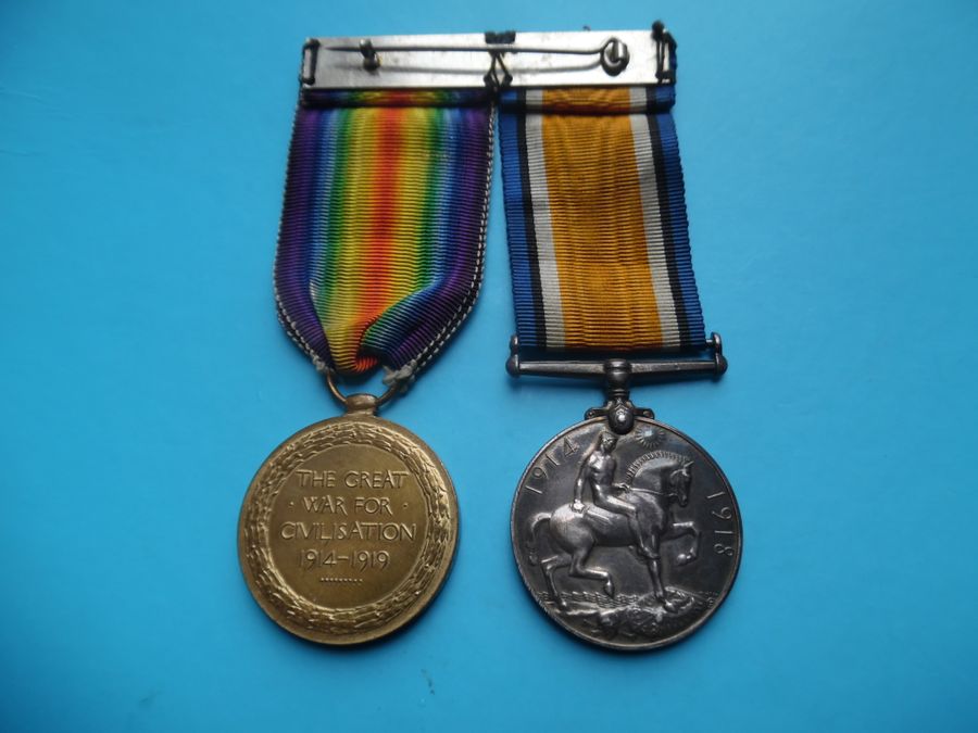 Antique WW1 War & Victory Medals