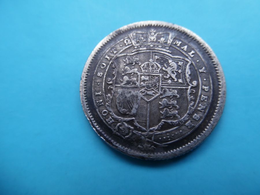 Antique George 3, Silver Shilling