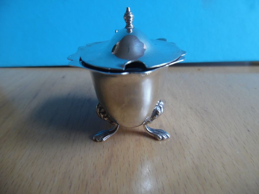 Antique Silver Mustard Pot