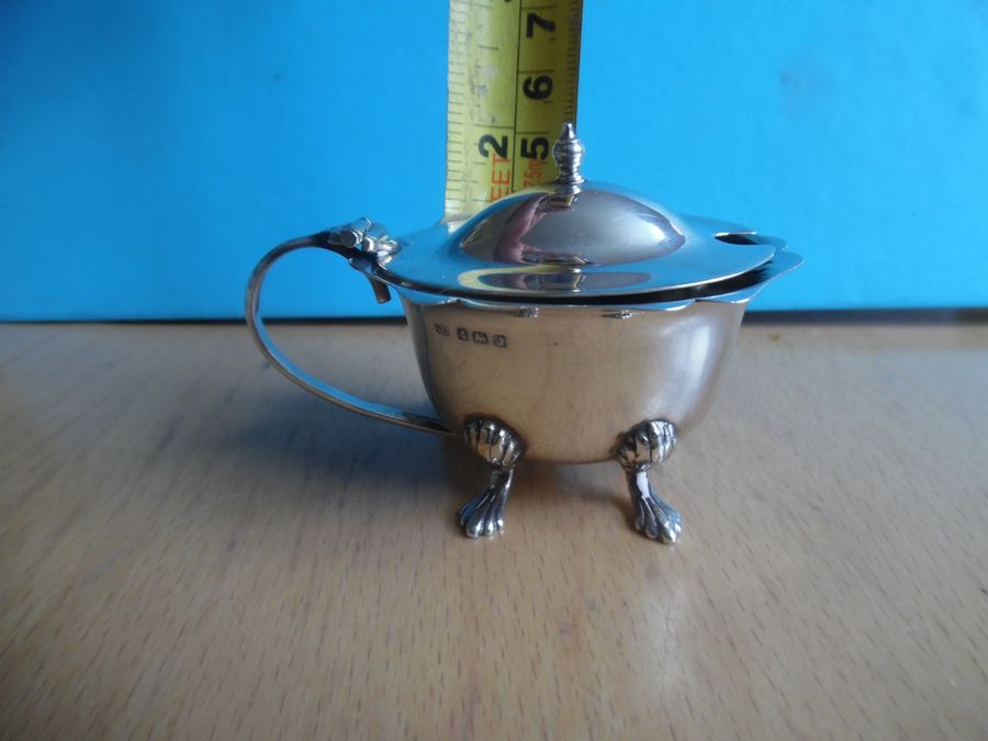 Antique Silver Mustard Pot