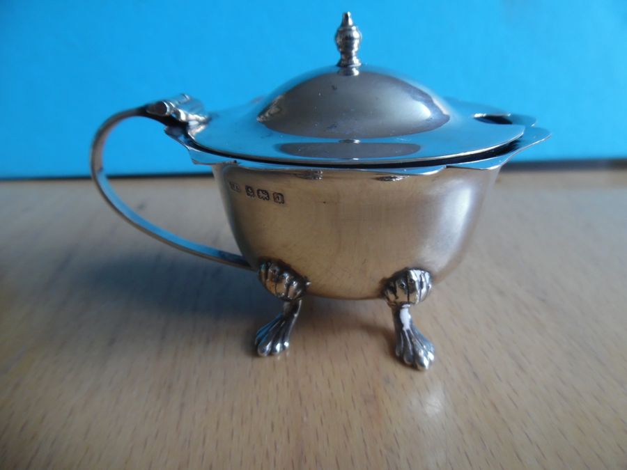 Antique Silver Mustard Pot