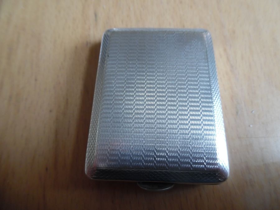 Silver Matchbook Case