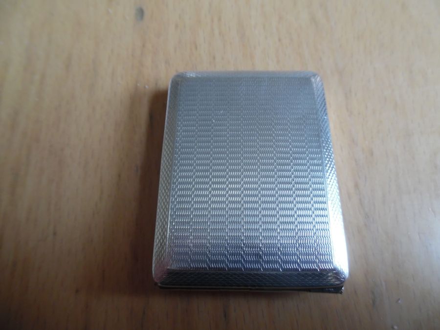 Antique Silver Matchbook Case