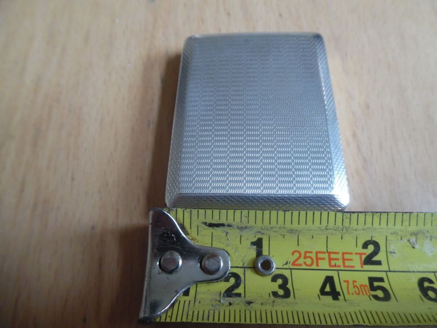 Antique Silver Matchbook Case