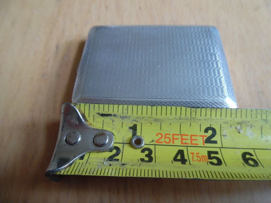 Antique Silver Matchbook Case