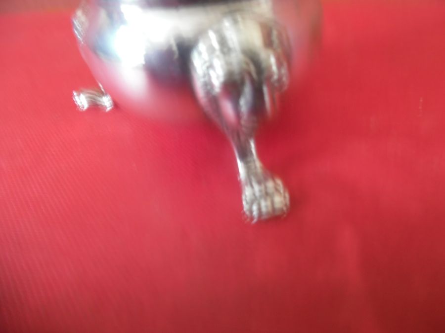 Antique Silver Plate Mustard Pot &  Pepper Pot