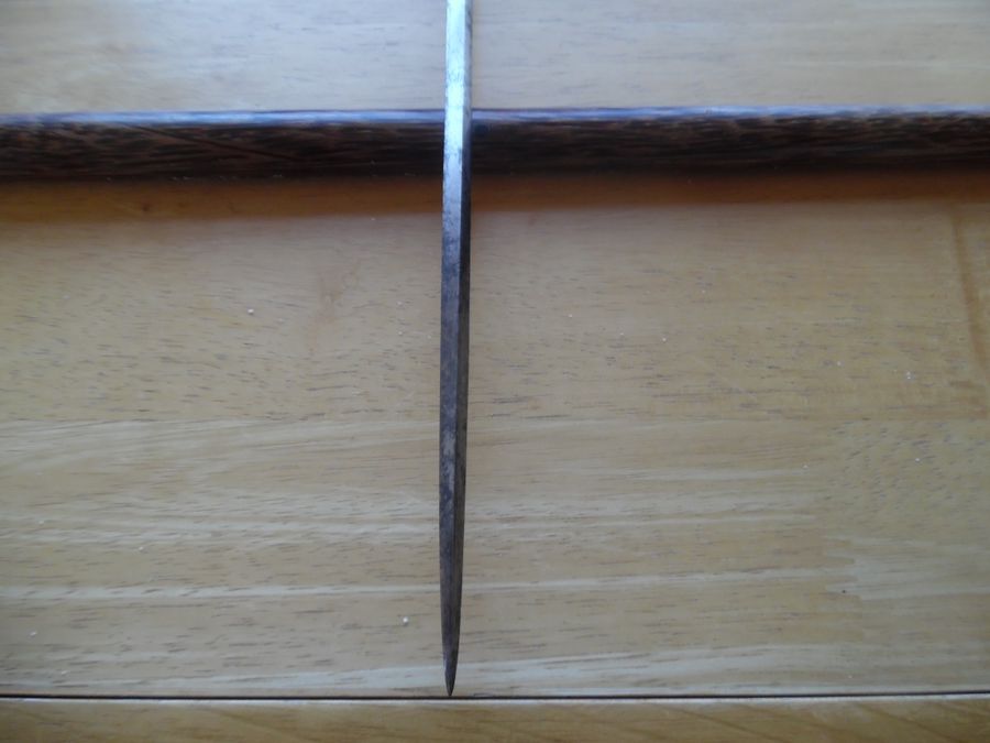 Antique Walking stick with stiletto blade