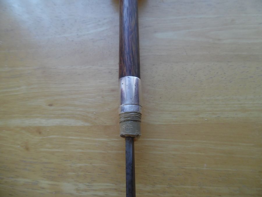 Antique Walking stick with stiletto blade