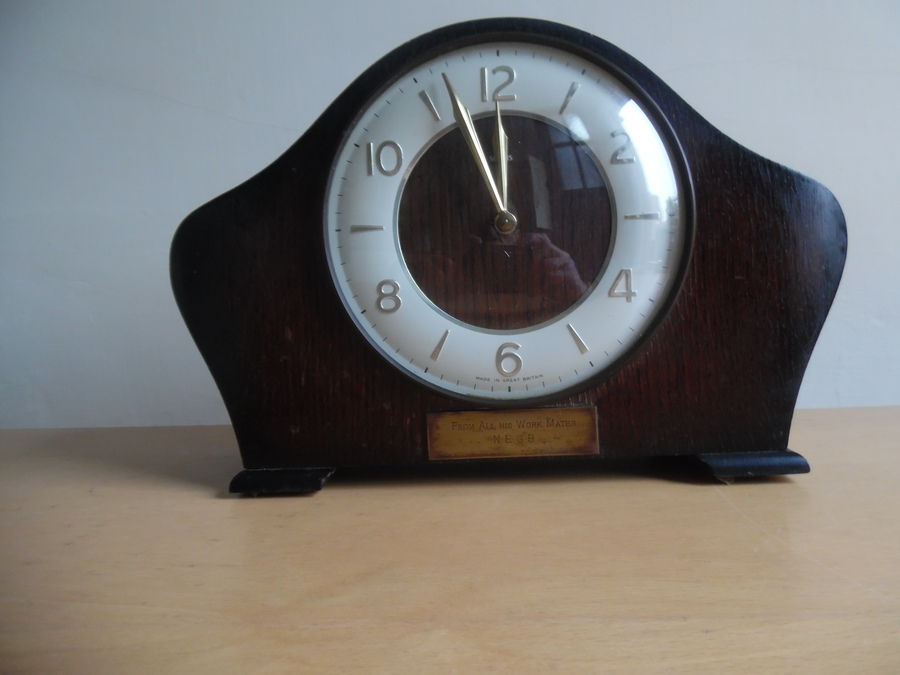 Art Deco Smiths 8 Day Striking Mantle Clock