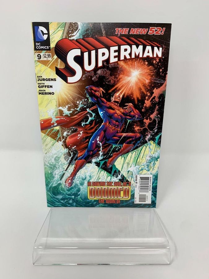 Superman, Issue Number 9, The New 52!, DC Comics, Keith Giffen, Dan Jurgens, Jesus Merino