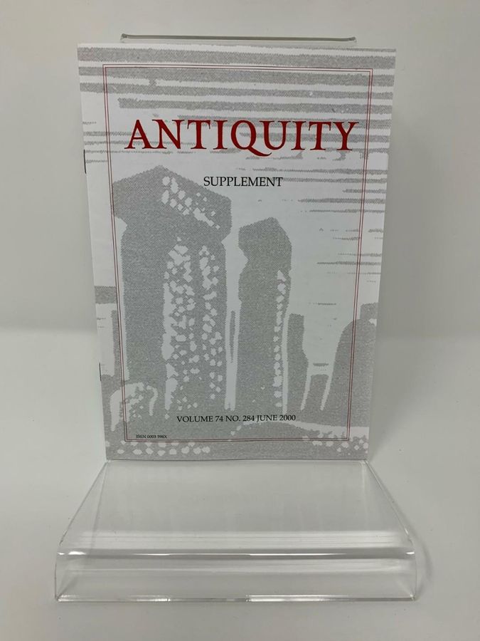 Antique Antiquity, Volume 74: 257-456, Number 284, June 2000, ISSN 0003598X & Supplement