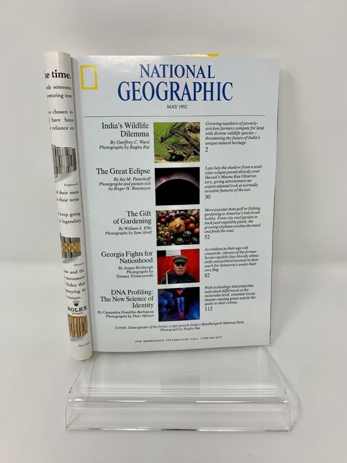 Antique National Geographic Magazine, May 1992, Volume 181, Number 5