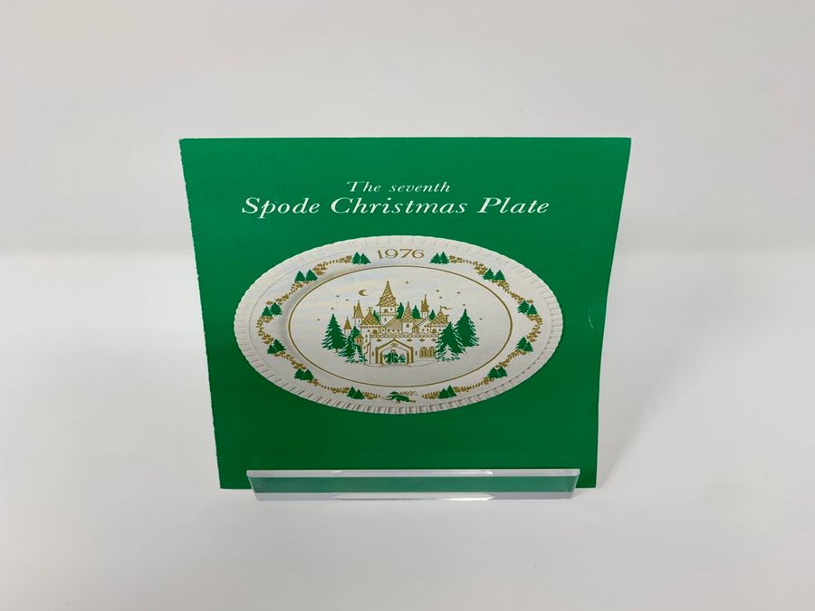 Antique Set Of Ten Spode Limited Edition Christmas Plates, Festive Scenes, Circa 1972-1981