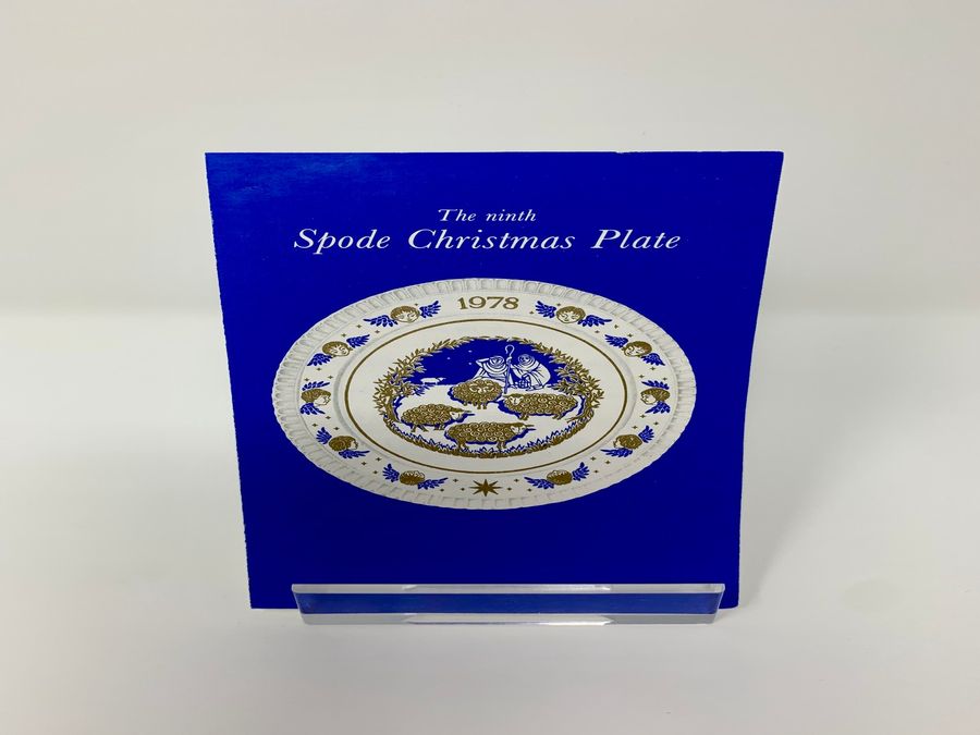 Antique Set Of Ten Spode Limited Edition Christmas Plates, Festive Scenes, Circa 1972-1981