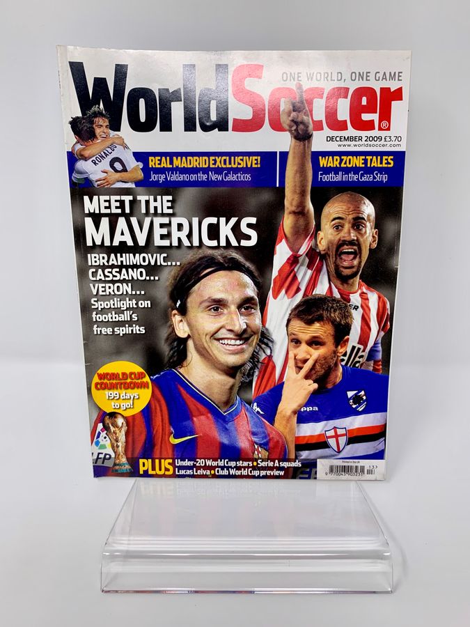 World Soccer Magazine, December 2009, Meet The Mavericks, Three Players Front Cover