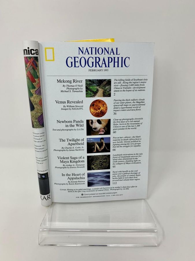Antique National Geographic Magazine, February 1993, Volume 183, Number 2