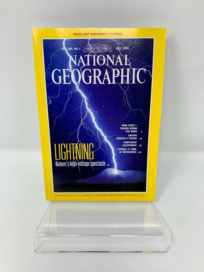 National Geographic Magazine, July 1993, Volume 184, Number 1, Double Map Supplement