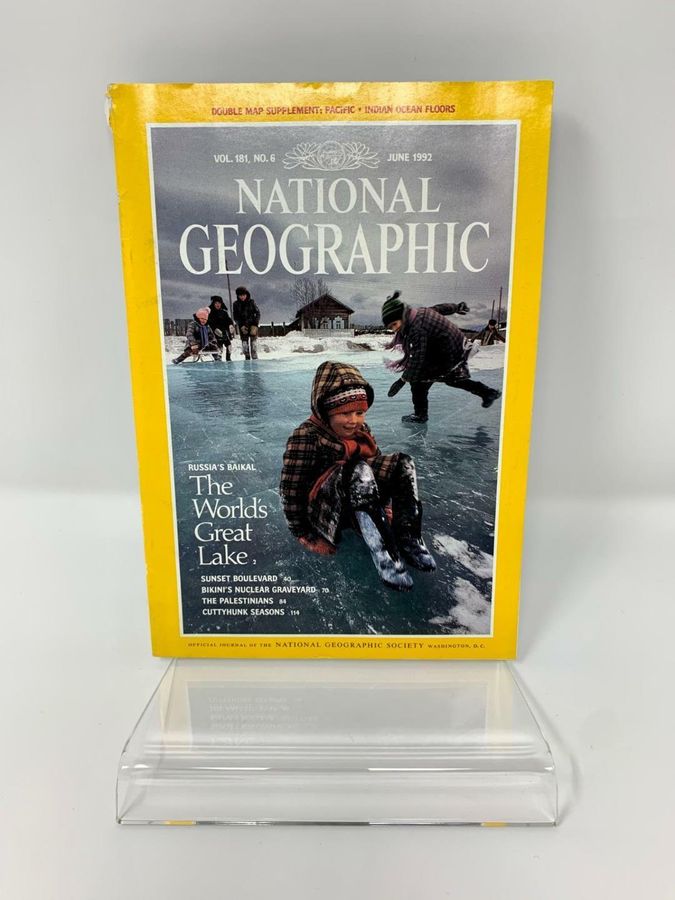 National Geographic Magazine, June 1992, Volume 181, Number 6, Double Map Supplement