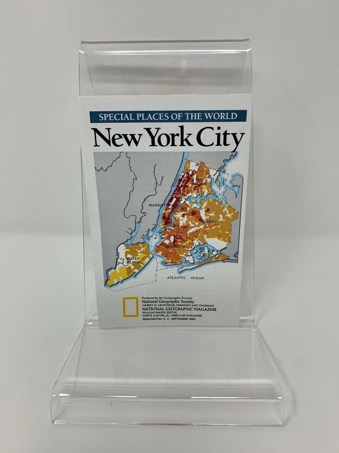 Antique National Geographic Magazine, September 1990, Volume 178, Number 3, New York City