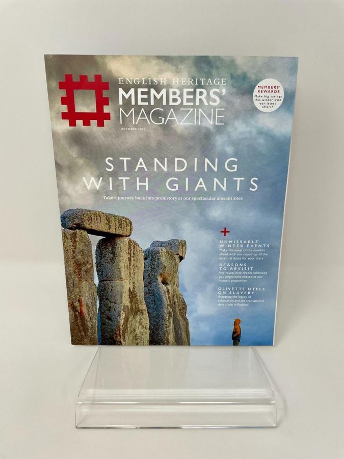 English Heritage Members' Magazine, October 2020, Issue 132, Stonehenge Front Cover