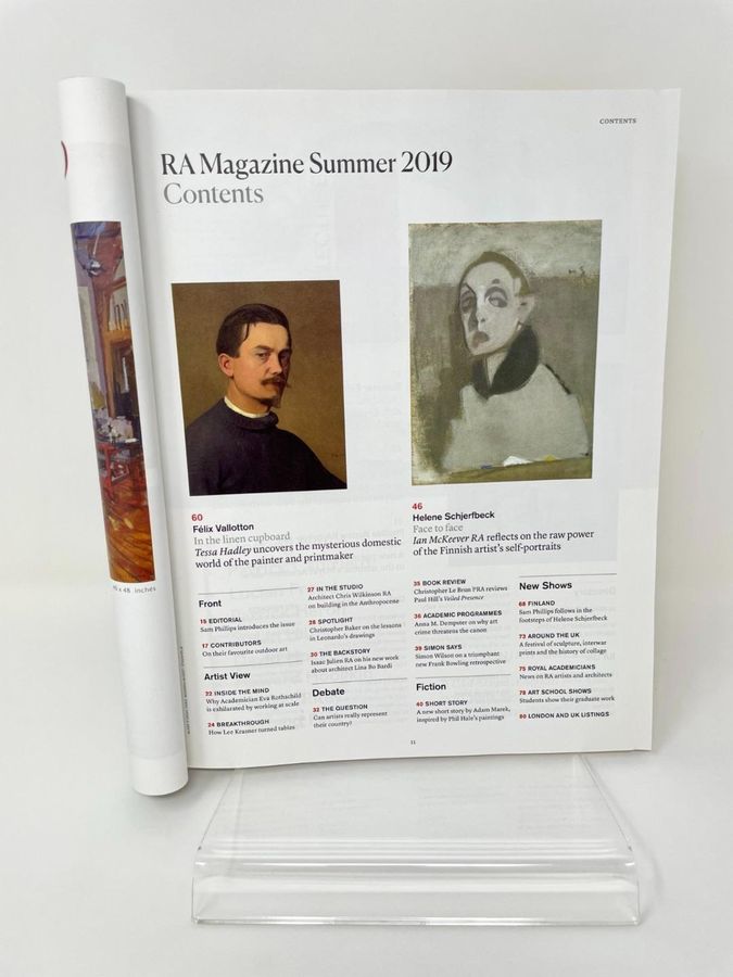 Antique RA, Royal Academy Of Arts Magazine, Number 143, Summer 2019, Helene Schjerfbeck
