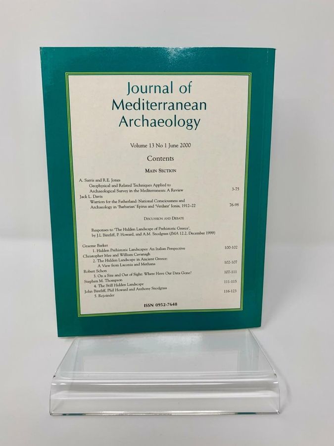 Antique Journal Of Mediterranean Archaeology, Volume 13, Number 1, June 2000, ISSN 0952-7648
