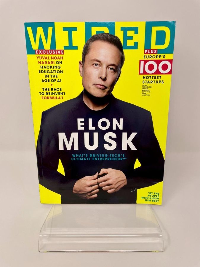 Wired Magazine, Wired-09.18, September/October 2018, UK Edition, Elon Musk Cover