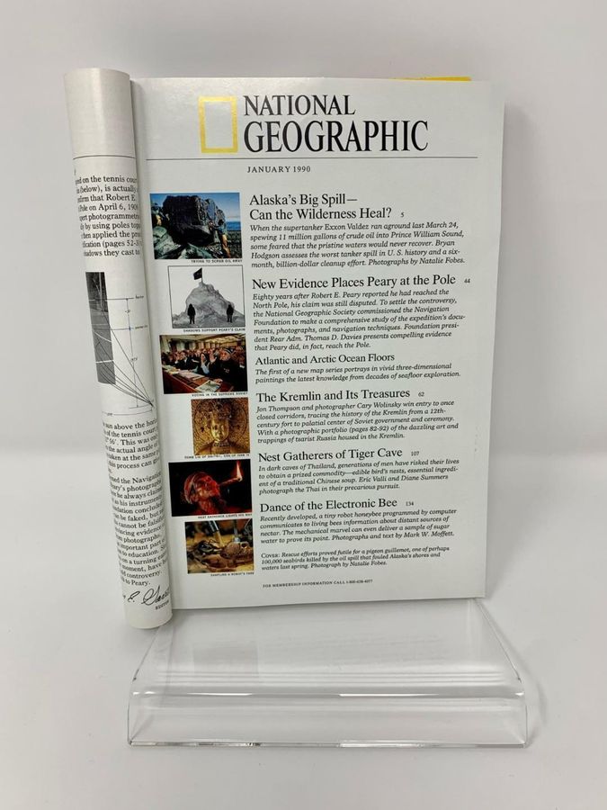 Antique National Geographic Magazine, January 1990, Volume 177, Number 1, Double Map Supplement