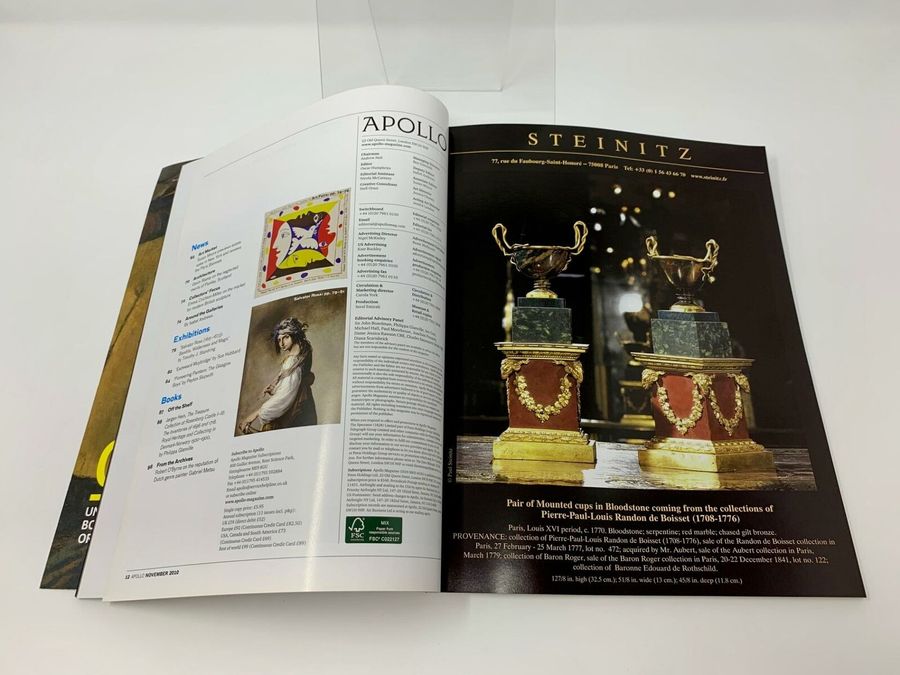 Antique APOLLO, The International Magazine For Collectors, November 2010, 9770003653060