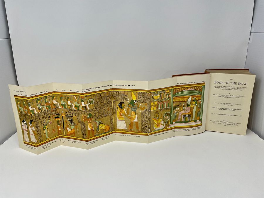 Antique Books On Egypt And Chaldaea: The Book Of The Dead, E.A.W. Budge, Circa 1925