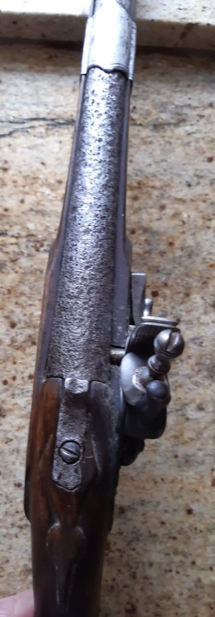 Antique 1950'S REPRODUCTION PIVOT GUN.